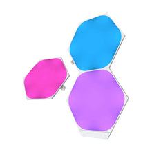 Load image into Gallery viewer, NANOLEAF Shapes Hexagons Expansion Pack - Smart WiFi LED Panel System w/ Music Visualizer - 3 Pack - White - CVRGRM