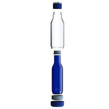 Load image into Gallery viewer, Asobu Inner Peace Glass & Tritan Encased Travel Bottle - BLUE - CVRGRM