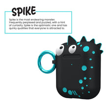 Load image into Gallery viewer, CASE MATE AIRPODS CREATUREPODS SPIKE HARMLESS - BLACK - CVRGRM