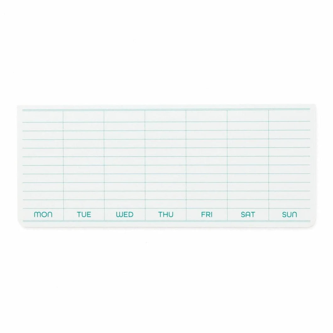 Penco Sticky Memo Pad Weekly - White