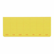 Load image into Gallery viewer, Penco Sticky Memo Pad Weekly - Yellow
