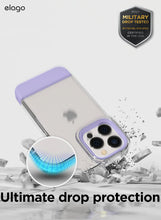 Load image into Gallery viewer, Elago  Glide Case for iPhone (14 PRO MAX) - Clear/Purple
