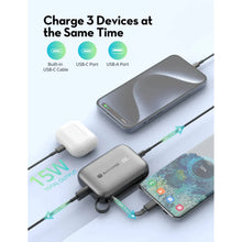 Load image into Gallery viewer, RAVPower built-in Type-c 10,000mAh Power Bank
