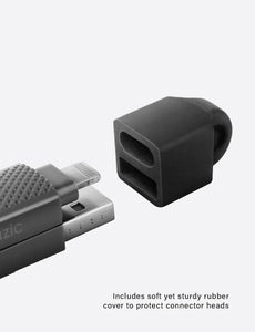 Bazic GoCharge AluCable 100CM USB-C + Lightning + USB-A (1meter)