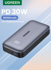 UGREEN PD 30W Power Bank Fast Charge 10000mAh Portable PowerBank