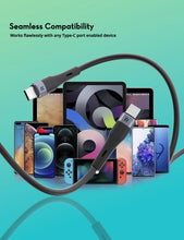 Load image into Gallery viewer, RAVPOWER Charge &amp; Sync 60W Silicone USB-C to USB-C Cable 1.2M
