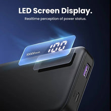 Load image into Gallery viewer, UGREEN 10000mAh Black PD 20W Fast Charging Portable Power Bank
