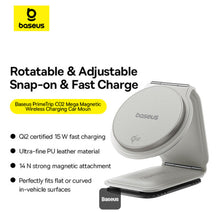 Load image into Gallery viewer, Baseus PrimeTrip Series C02 Mega Magnetic Wireless 15W  Charging Car Mount
