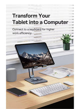 Load image into Gallery viewer, Baseus Desktop Biaxial 360° Rotatable Tablet Stand | Adjustable Aluminum Holder - Grey
