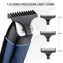 Load image into Gallery viewer, BRAVE Men's Hair Trimmer | Cordless Grooming Kit with T-Blade - Black
