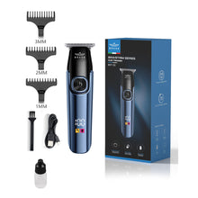 Load image into Gallery viewer, BRAVE Men's Hair Trimmer | Cordless Grooming Kit with T-Blade - Black
