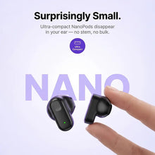 Load image into Gallery viewer, BRAVE E-35 NanoPods TWS Earbuds Bluetooth 6.0 | 13mm Deep Bass | 18H Playtime | Touch Control Wireless Earphones - Black
