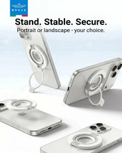 Load image into Gallery viewer, BRAVE BG-04 MagGrip 3-in-1 Magnetic Phone Grip &amp; Kickstand With N55 Magnets | 360° Rotating Double Ring Stand | MagSafe Compatible
