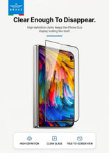 Load image into Gallery viewer, BRAVE Guard iPhone Duo Tempered Glass Screen Protector | 9H HD | Full Screen Coverage | Scratch Resistant | Bubble-Free Installation Kit - Clear
