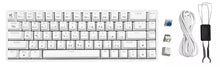 Load image into Gallery viewer, KGaming Whitecore Tri-Mode Mechanical Gaming Keyboard - Blue Switch
