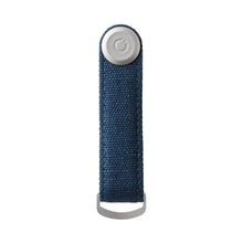 Load image into Gallery viewer, Orbitkey Canvas Key Organizer Navy with Navy Stitching
