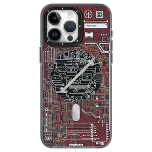 Youngkit Futuristic Circuit Magsafe iPhone  15 Pro Max