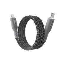 Load image into Gallery viewer, BluPebble PowerFlow Magnetic USB-C to USB-C Cable 3.3ft 60W -1m/Grey
