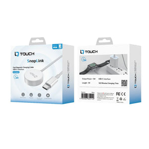 IQ Touch SnapLink Apple Watch Charger with 1 Meter USB-C interface