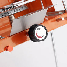 Load image into Gallery viewer, Portable Outdoor Double Burner Foldable Camping Gas Stove - Orange
