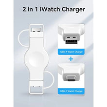Load image into Gallery viewer, NEWDERY Portable Apple Watch Charger- White
