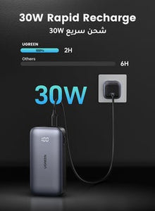 UGREEN PD 30W Power Bank Fast Charge 10000mAh Portable PowerBank