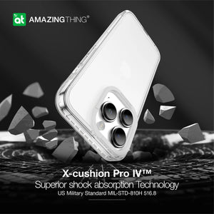 AT Titan Pro Drop Proof Case for iPhone 15 Pro - Grey