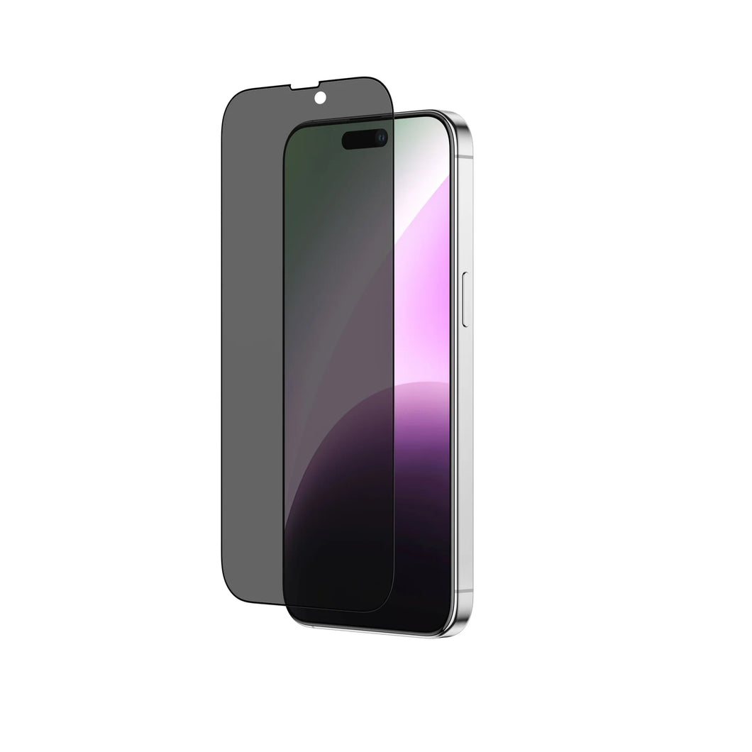 Amazingthing 3D fully cover Radix Glass for iPhone (15 Pro/ 2023) - Privacy