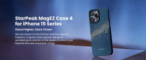 PITAKA StarPeak MagEZ Case  Aramid Fiber – Milky Way Galaxy 15 Pro Max