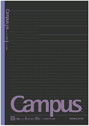Kokuyo Campus Notebook Size B5 6mm Dotted Rule 30 Sheets - Dark