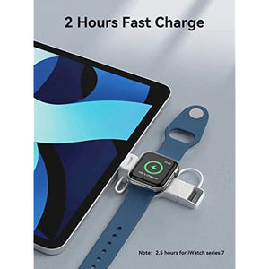 NEWDERY Portable Apple Watch Charger- Blue