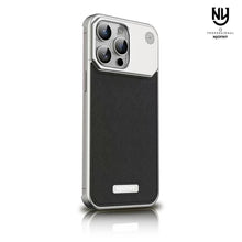 Load image into Gallery viewer, NJOYNY Leather Metal Case for iPhone 14 Pro Max
