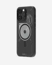 Load image into Gallery viewer, Aulumu A15 Semi-Translucent Frosted Case |MagSafe Compatible for Iphone 15 Pro- Black
