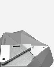 Load image into Gallery viewer, Aulumu A09 Geometric Case for AirPods Pro Series | Lock &amp; Lanyard | Gray
