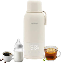 Load image into Gallery viewer, Green Lion Boilix Portable Electric Kettle and Milk Warmer 500ML - Cream White
