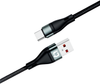 IQ Touch USB-A to USB-C 1M Braided Aluminium Cable - Black