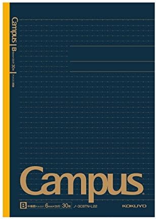Kokuyo Campus Notebook Size B5 6mm Dotted Rule 30 Sheets - Dark