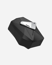 Load image into Gallery viewer, Aulumu A09 Geometric Case for AirPods Pro Series | Lock &amp; Lanyard |Black
