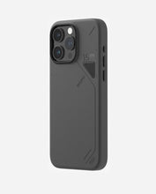 Load image into Gallery viewer, Aulumu A15 Vegan Leather Case  | Cooling Window |Magsafe| for iPhone 15 Pro- Black
