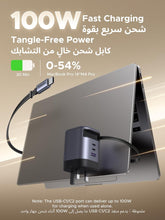 Load image into Gallery viewer, UGREEN Nexode pro 100W Charger with Retractable USB-C Cable
