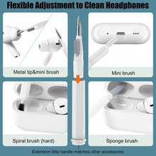 Load image into Gallery viewer, JBQ 20-In-1 Portable Multi-Purpose Cleaning Brush - White
