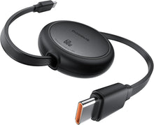 Load image into Gallery viewer, Baseus Mini 60W Retractable USB-C to USB-C PD 3A Fast Charging 1M Cable
