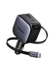 Load image into Gallery viewer, UGREEN Nexode Car Charger 60W with Retractable USB-C Cable
