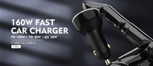 Load image into Gallery viewer, LDNIO 160W Super Fast Car Charger
