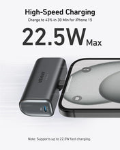 Load image into Gallery viewer, Anker Nano Power Bank -5000 mah (22.5W, Type-C Connector)

