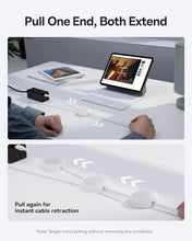 Load image into Gallery viewer, Baseus Mini 60W Retractable USB-C to USB-C PD 3A Fast Charging 1M Cable
