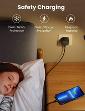 Load image into Gallery viewer, UGreen 25W PD USB-C Fast Charger UK with USB-C to USB-C Cable 2M - Black
