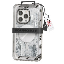 Load image into Gallery viewer, Youngkit Futuristic Circuit Magsafe iPhone 13 Pro Max Case-White
