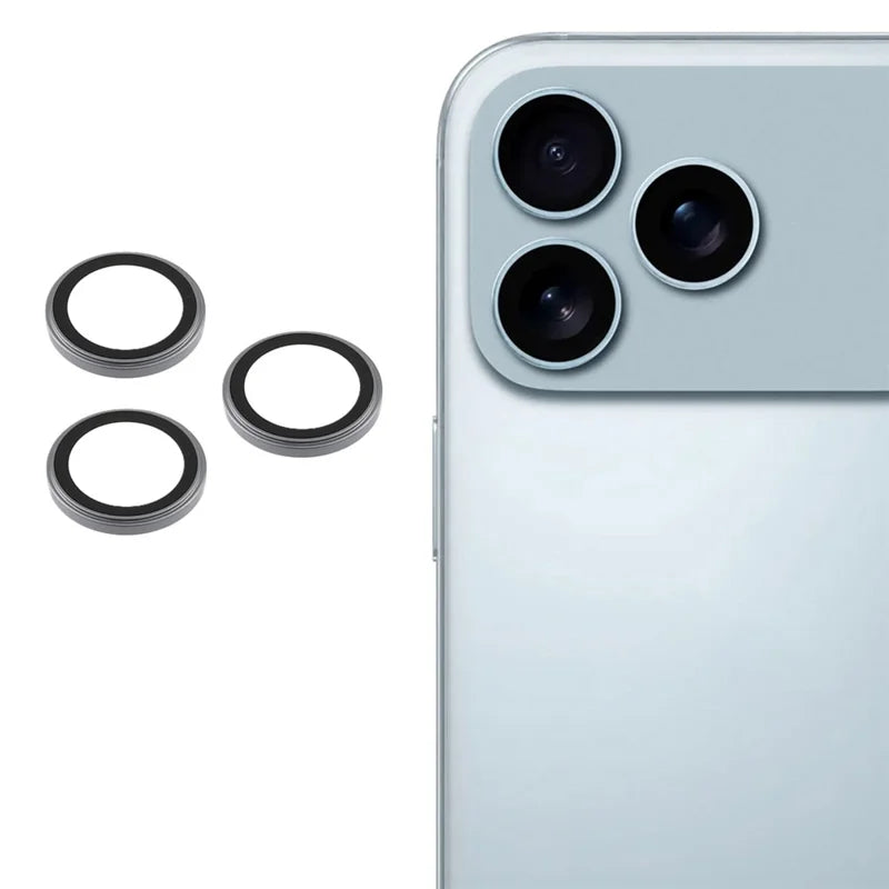X-Level iPhone 17 Pro 6.3 & iPhone 17 Pro Max 6.9 AR-Spotlight Camera Lens Protector - Gray