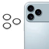 X-Level iPhone 17 Pro 6.3 & iPhone 17 Pro Max 6.9 AR-Spotlight Camera Lens Protector - Silver